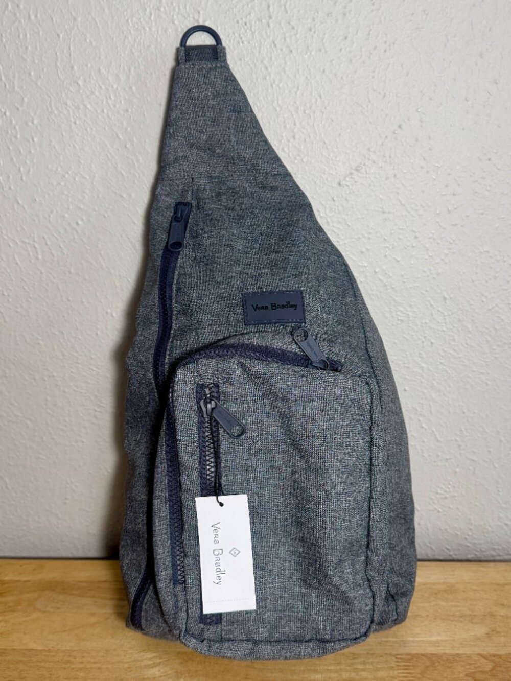 Vera Bradley ReActive Sling Backpack in Gray Heather NWT - Picture 2 of 10